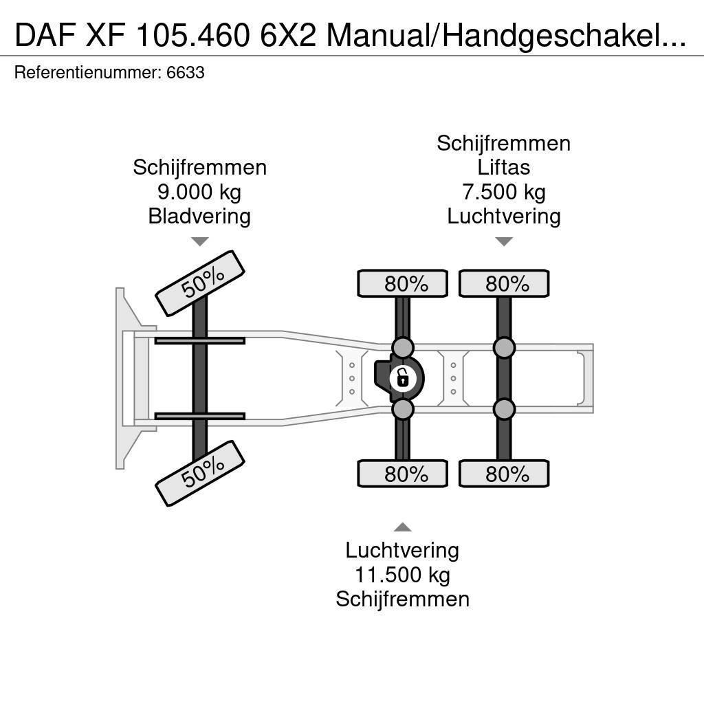 DAF XF 105.460 6X2 Manual/Handgeschakeld 25 ton NCH Sy Τράκτορες