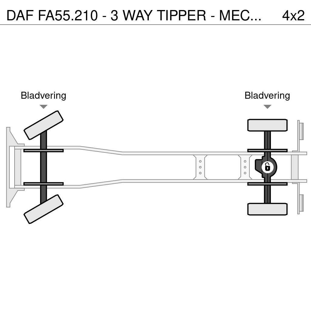 DAF FA55.210 - 3 WAY TIPPER - MECHANICAL INJECTION Φορτηγά Ανατροπή