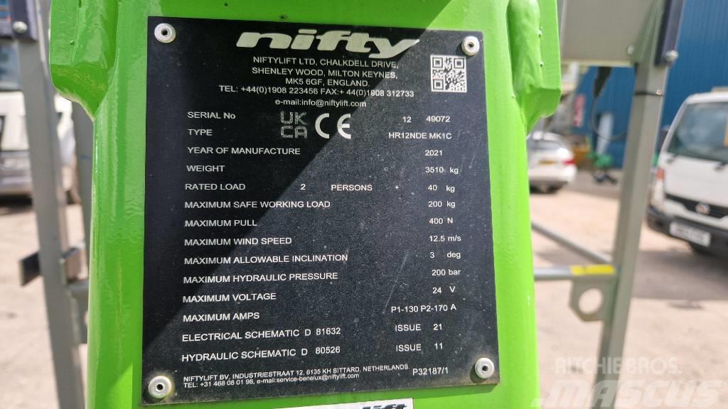 Niftylift HR 12 N D E Ανυψωτήρες με αρθρωτό βραχίονα