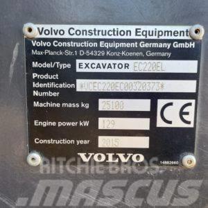 Volvo EC220E Εκσκαφείς με ερπύστριες