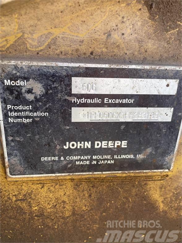 John Deere 50G Εκσκαφάκι (διαβολάκι) < 7t