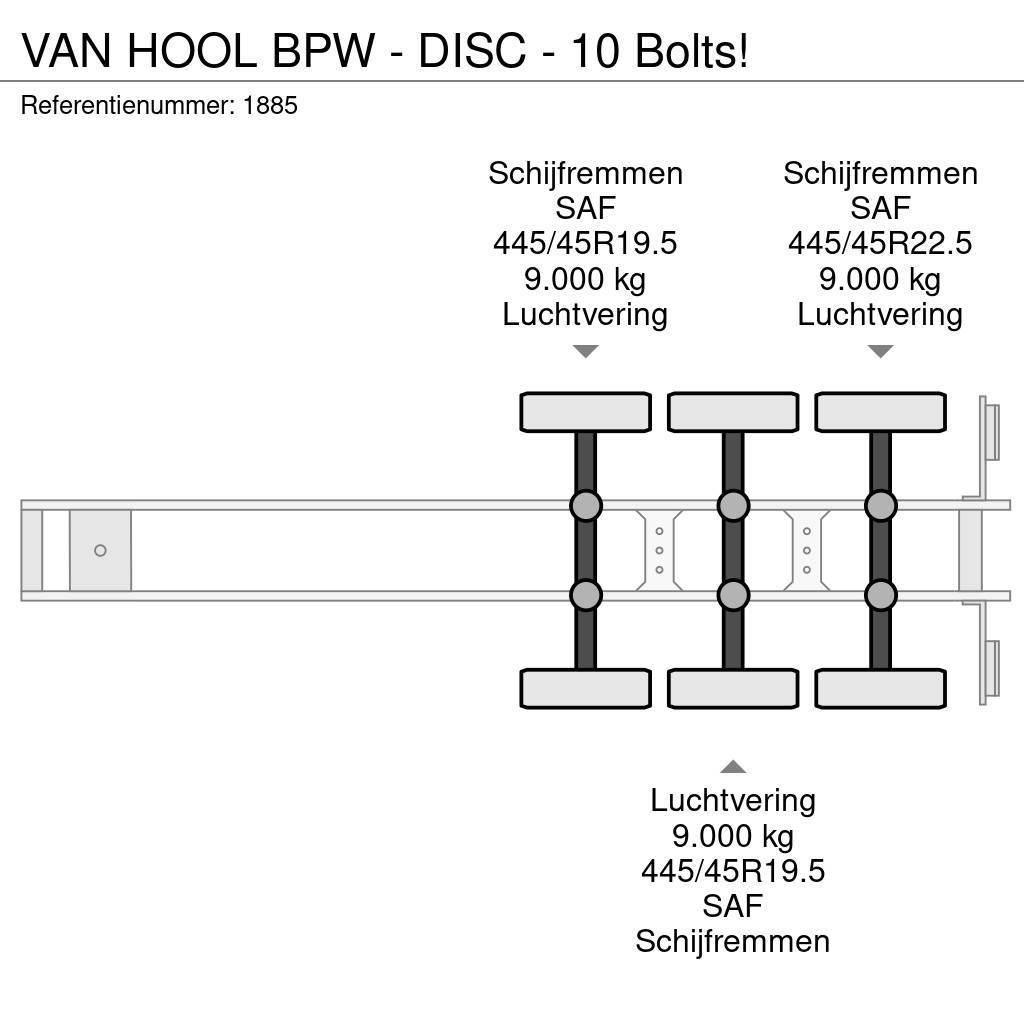 Van Hool BPW - DISC - 10 Bolts! Ημιρυμούλκες Κουρτίνα