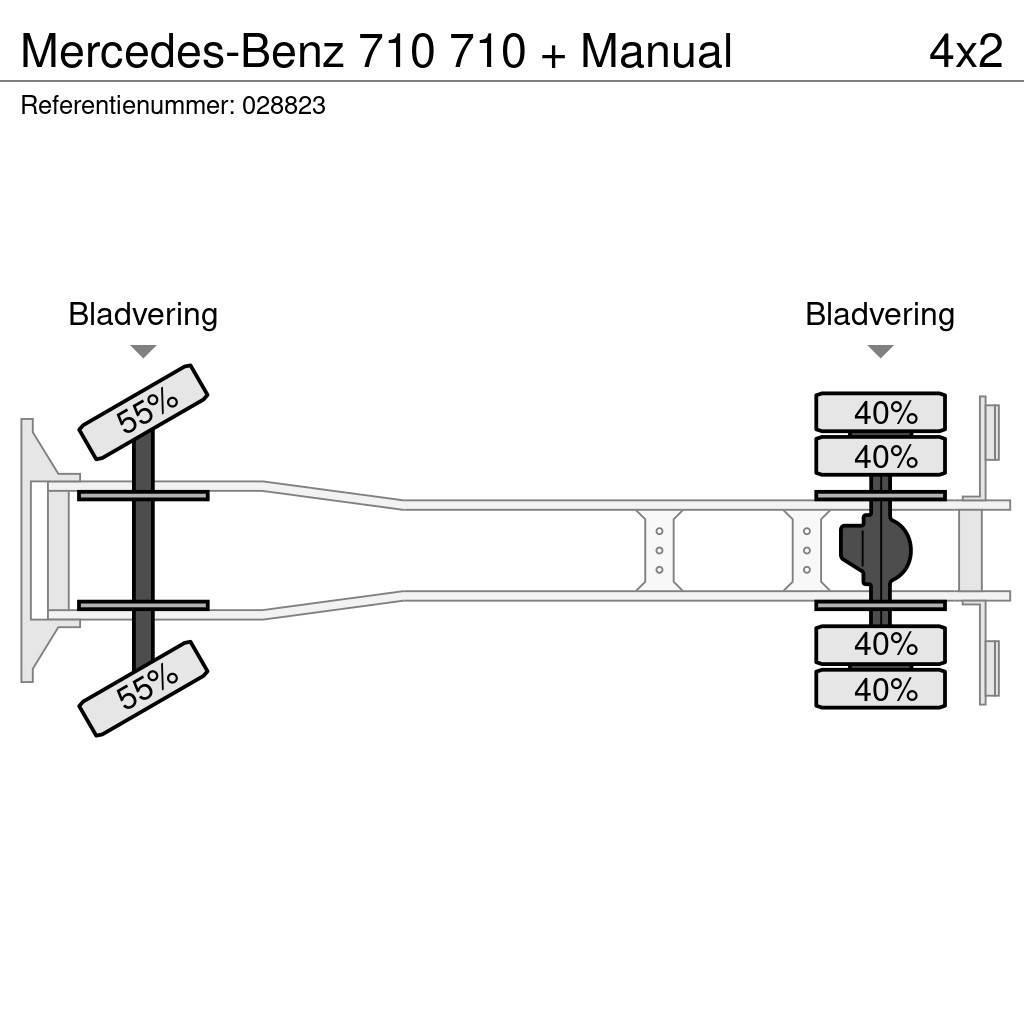 Mercedes-Benz 710 710 + Manual Φορτηγά Κόφα