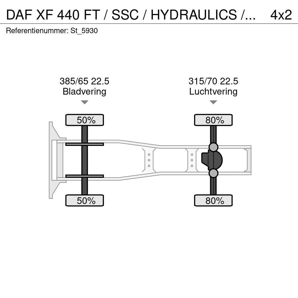 DAF XF 440 FT / SSC / HYDRAULICS / SUPERSPACECAB / NL- Τράκτορες