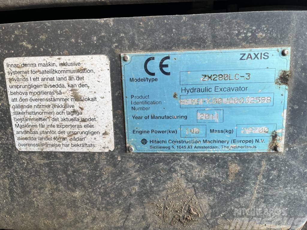 Hitachi ZX 280 LC-3/ Härnösand Εκσκαφείς με ερπύστριες
