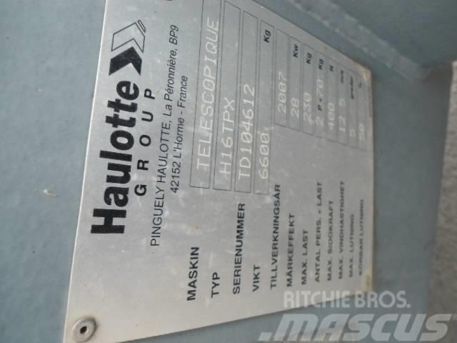 Haulotte H 16 TPX Ανυψωτήρες με τηλεσκοπικό βραχίονα