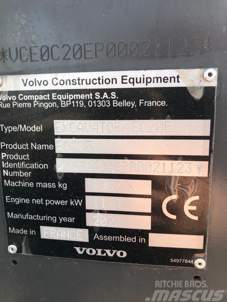 Volvo EC 20 E Εκσκαφάκι (διαβολάκι) < 7t