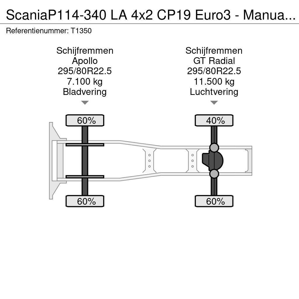 Scania P114-340 LA 4x2 CP19 Euro3 - Manual - Side Skirts Τράκτορες