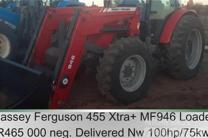 Massey Ferguson 455 Xtra + MF 946 loader - 100hp / 75kw Τρακτέρ