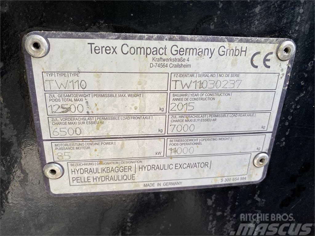 Terex TW110 Εκσκαφείς με τροχούς - λάστιχα