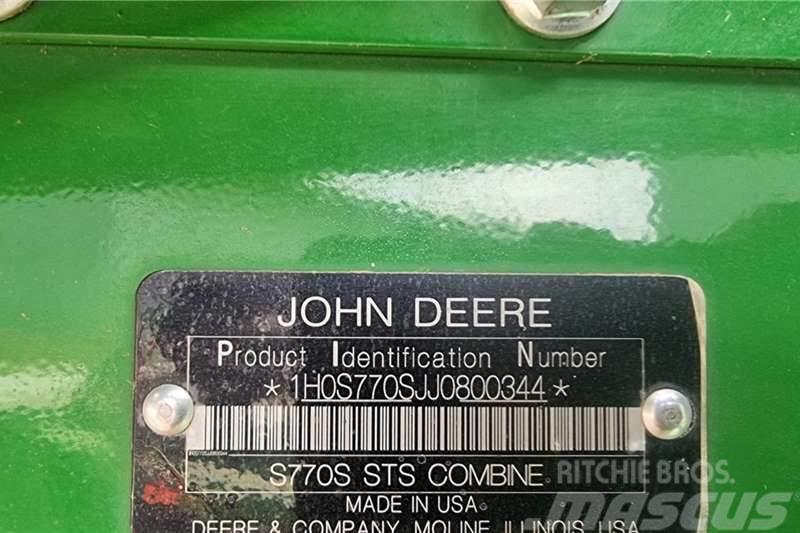 John Deere S770 Άλλα Φορτηγά