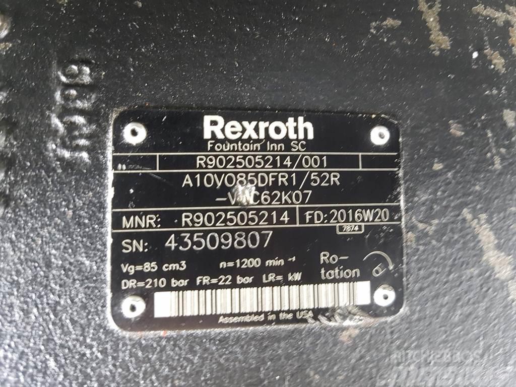 Rexroth A10VO85DFR1/52R - Load sensing pump Υδραυλικά