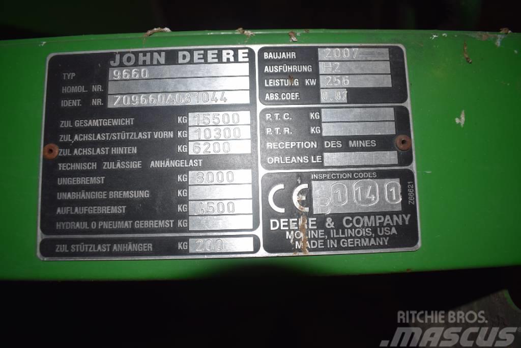 John Deere WTS 9660 i 4WD Θεριζοαλωνιστικές μηχανές