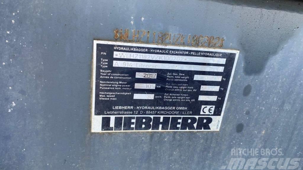 Liebherr A 914 Litronic Εκσκαφείς με τροχούς - λάστιχα