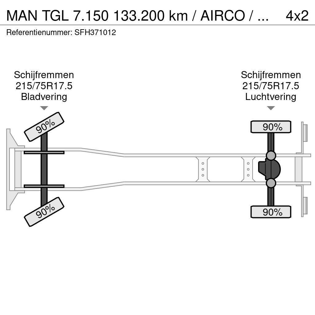 MAN TGL 7.150 133.200 km / AIRCO / MANUEL / CARGOLIFT Φορτηγά Κόφα