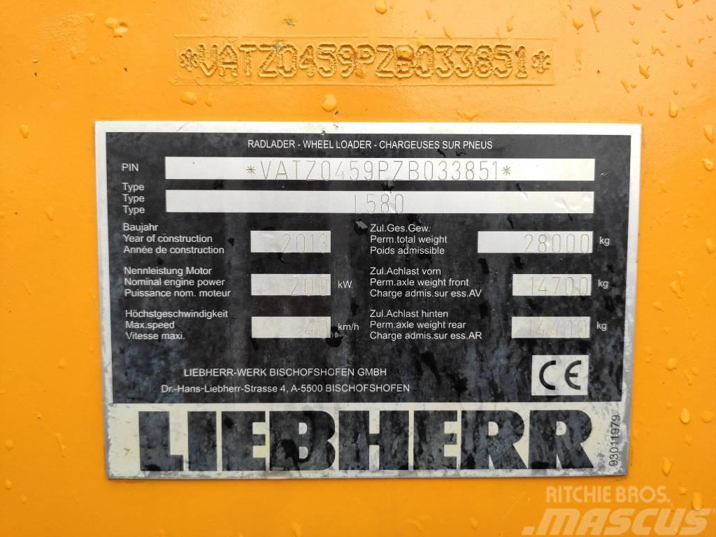 Liebherr L580 2plus2 Bj 2013' Φορτωτές με λάστιχα (Τροχοφόροι)
