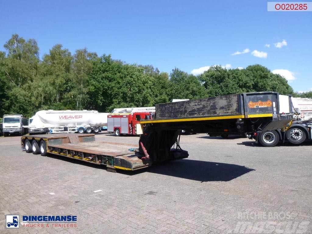 Nooteboom 3-axle lowbed trailer 33 t / extendable 8.5 m Ημιρυμούλκες με χαμηλό δάπεδο