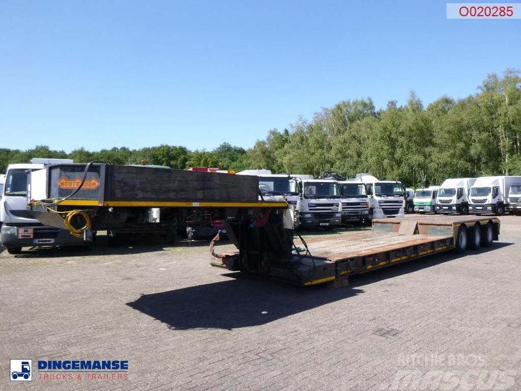 Nooteboom 3-axle lowbed trailer 33 t / extendable 8.5 m Ημιρυμούλκες με χαμηλό δάπεδο