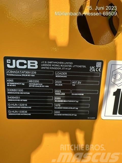 JCB 407 Φορτωτές με λάστιχα (Τροχοφόροι)
