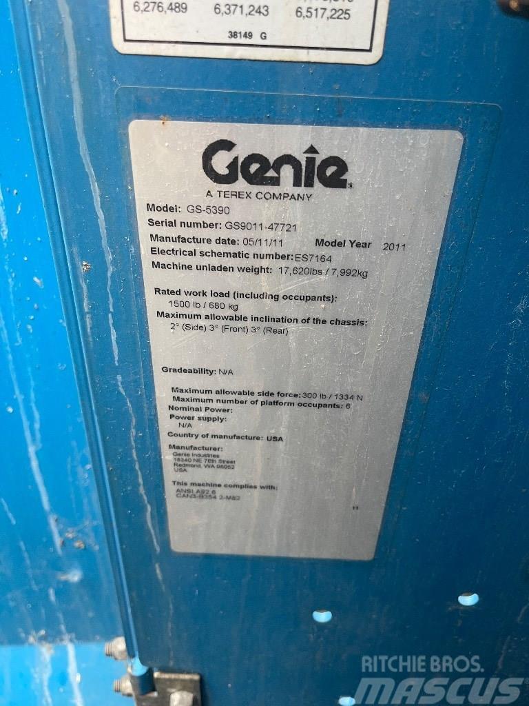 Genie GS 5390 Ανυψωτήρες ψαλιδωτής άρθρωσης
