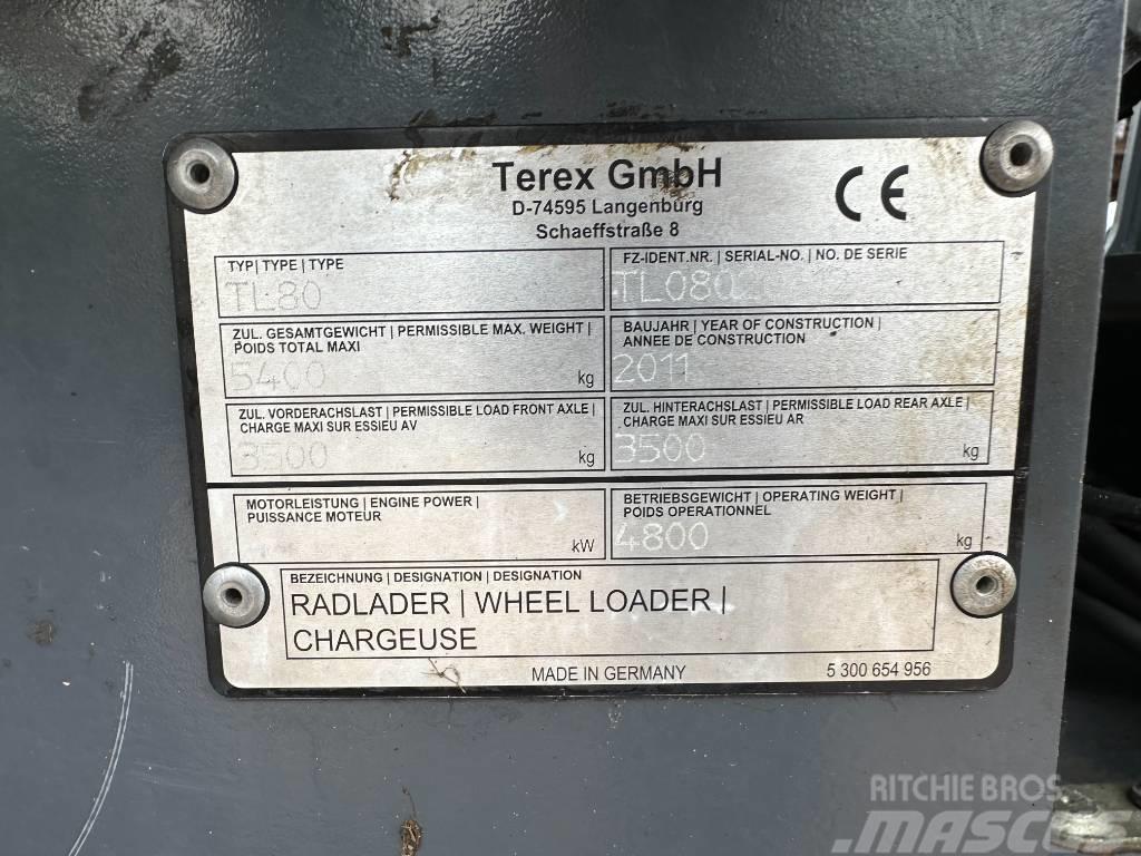 Terex TL 80 Φορτωτές με λάστιχα (Τροχοφόροι)
