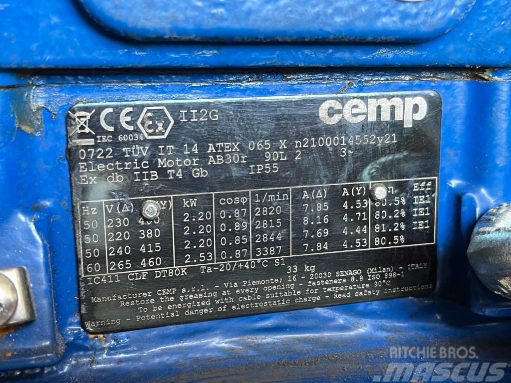  CEMP Electric Motor ATEX 230V 2,2kW 2800RPM Κινητήρες