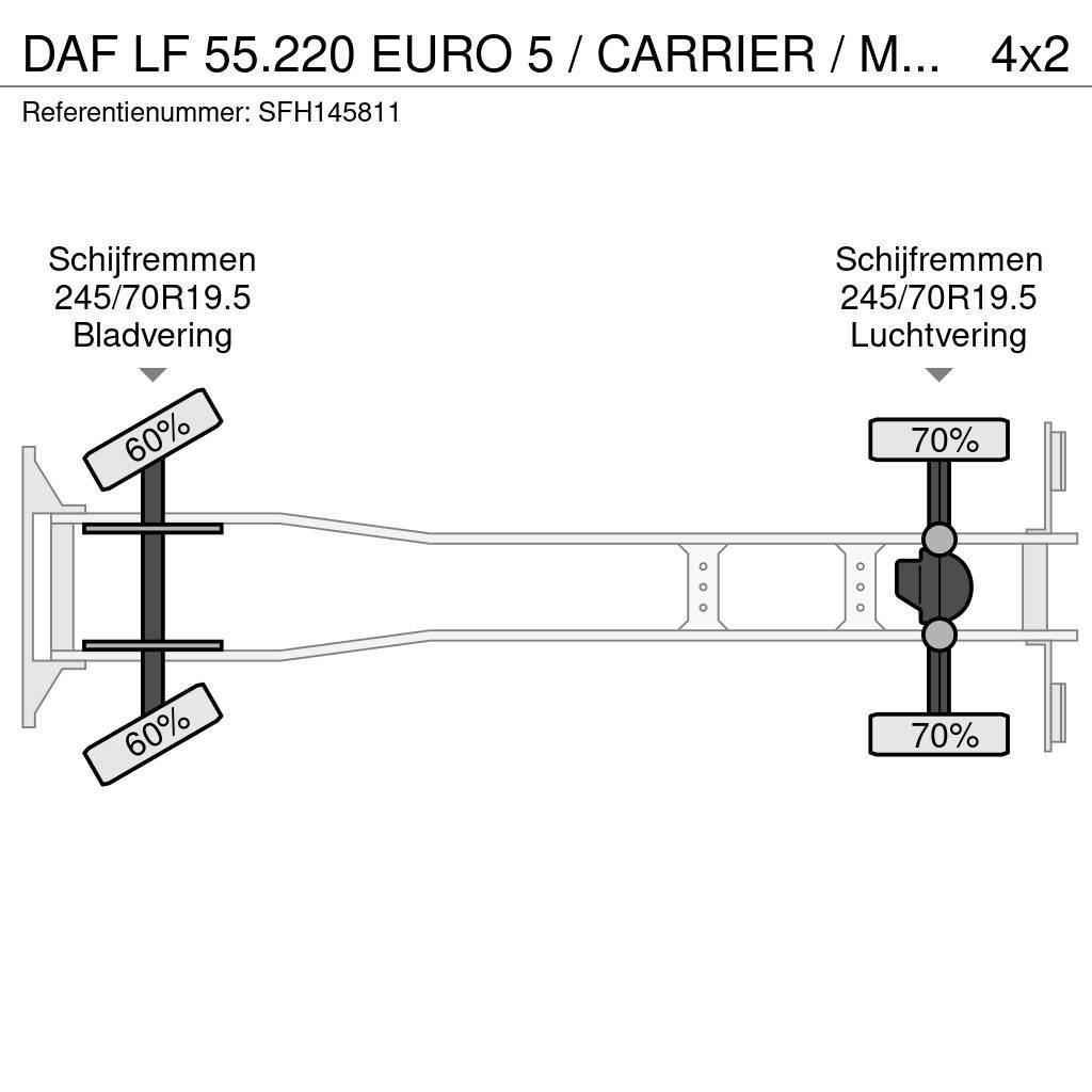 DAF LF 55.220 EURO 5 / CARRIER / MULTITEMPERATUUR / DH Φορτηγά Ψυγεία