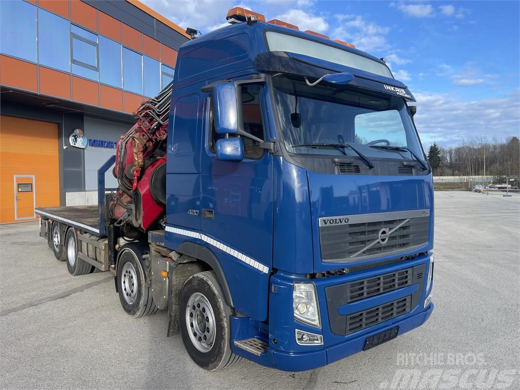 Volvo FH 8x2 Euro5 + Crane Hiab 800 E7 + Jib 135x4 Φορτηγά με Γερανό