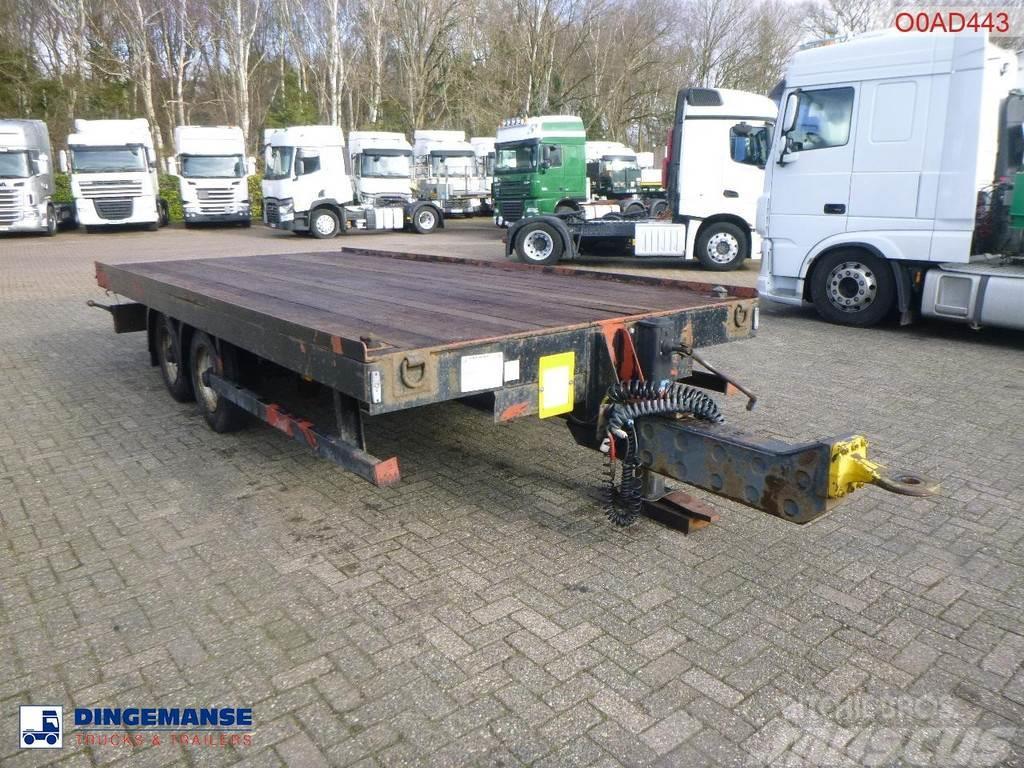  Adcliffe 2-axle drawbar platform trailer 7 t Επίπεδες/πλευρικώς ανοιγόμενες ρυμούλκες