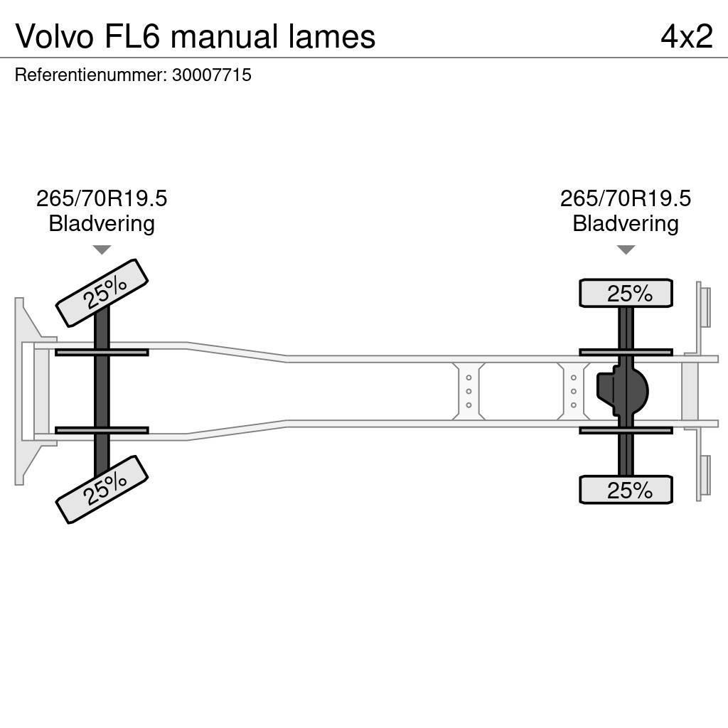 Volvo FL6 manual lames Φορτηγά Σασί