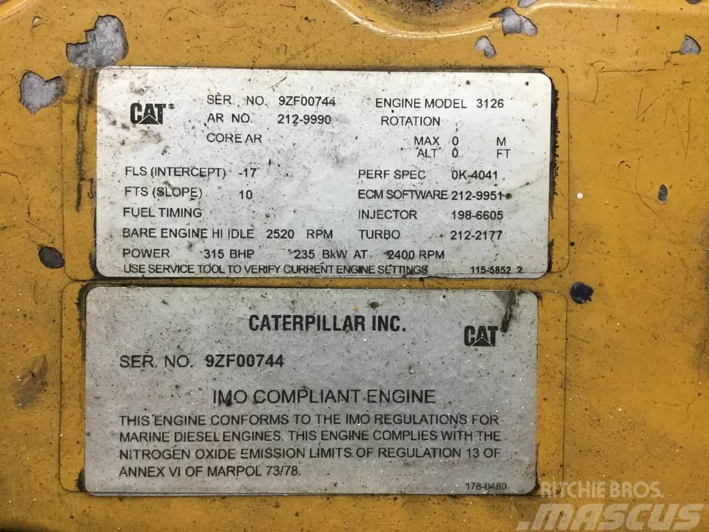 CAT 3126B MARINE 9ZF-2129990 USED Κινητήρες