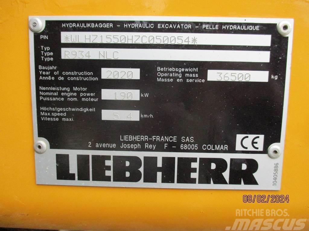 Liebherr R 934 Litronic Εκσκαφείς με ερπύστριες