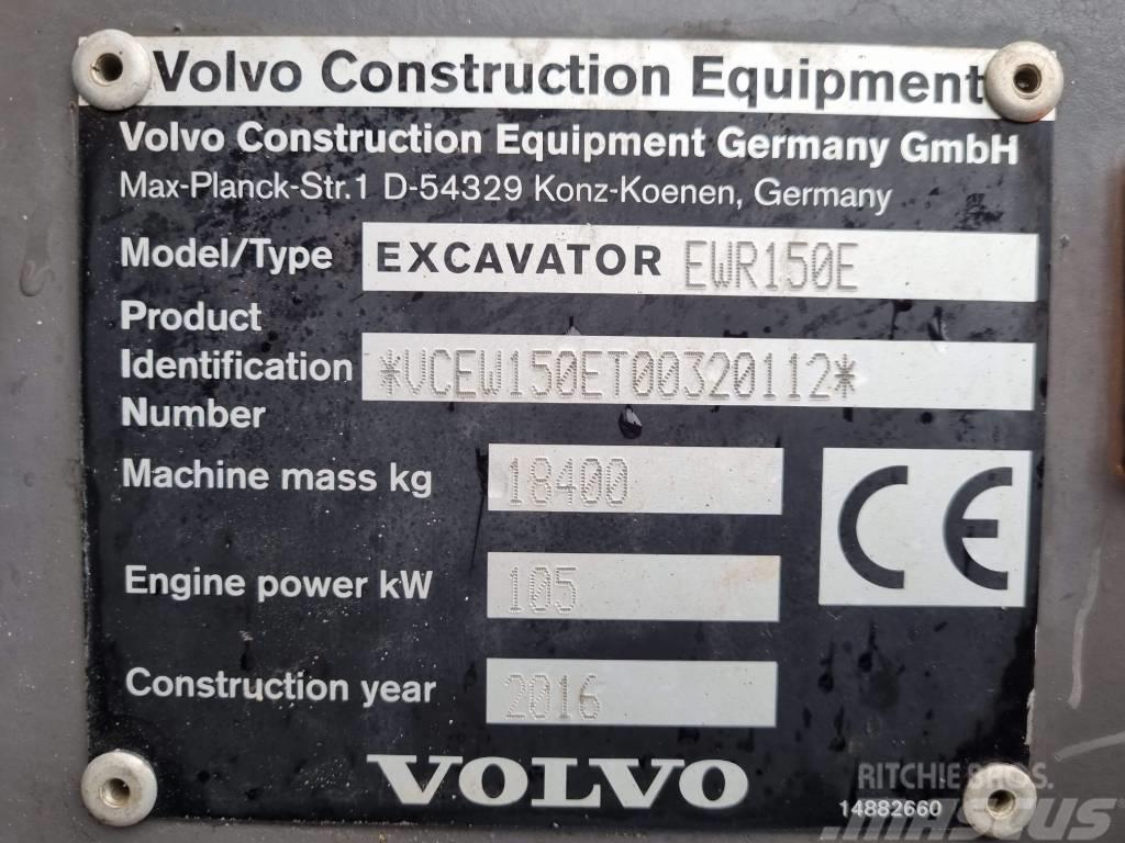 Volvo EWR 150 E Εκσκαφείς με τροχούς - λάστιχα