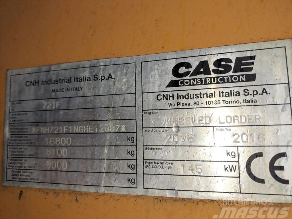 CASE 721 F XR Φορτωτές με λάστιχα (Τροχοφόροι)