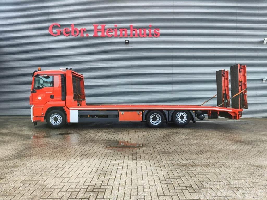 MAN TGS 26.360 6x2 Euro 5 Winch Ramps German Truck! Νταλίκες μεταφοράς οχημάτων