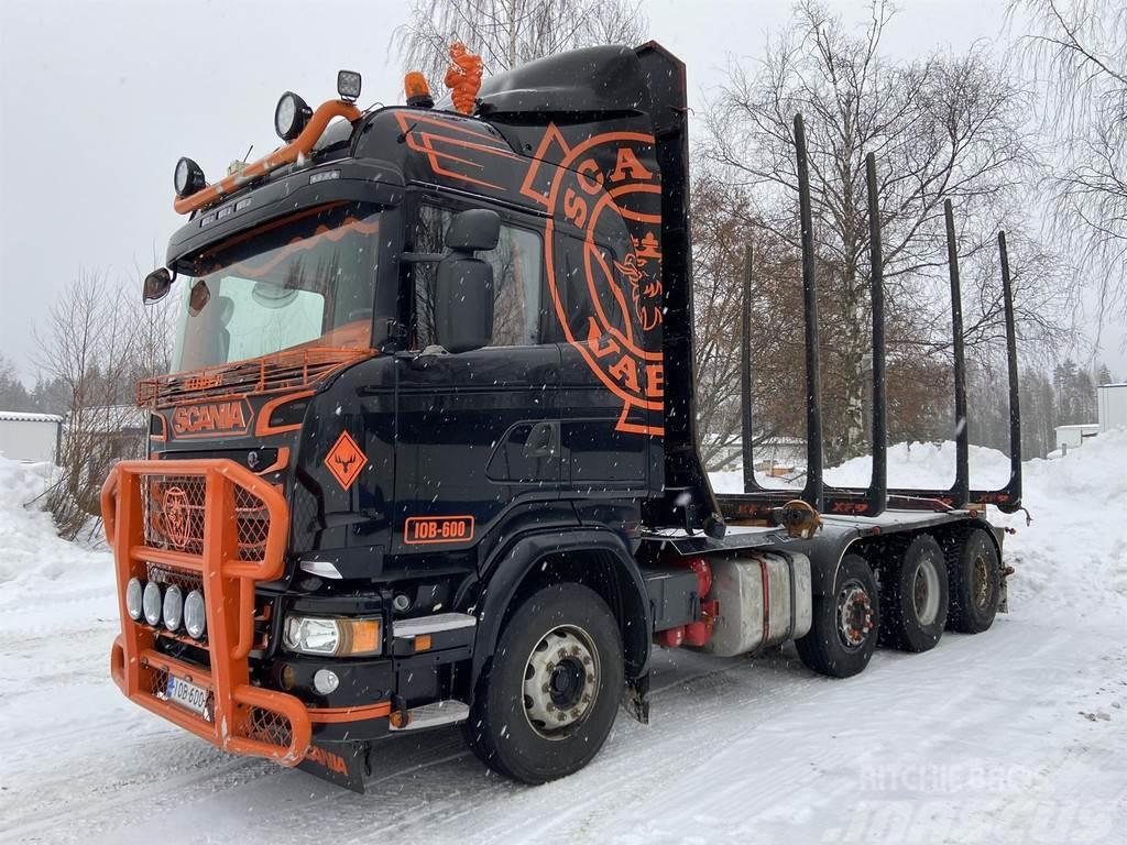 Scania R-serie Rautajouset ja keppivaihteet Φορτηγά ξυλείας