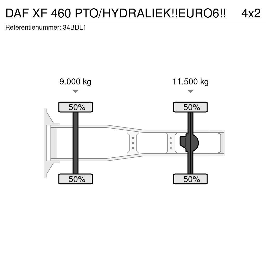 DAF XF 460 PTO/HYDRALIEK!!EURO6!! Τράκτορες