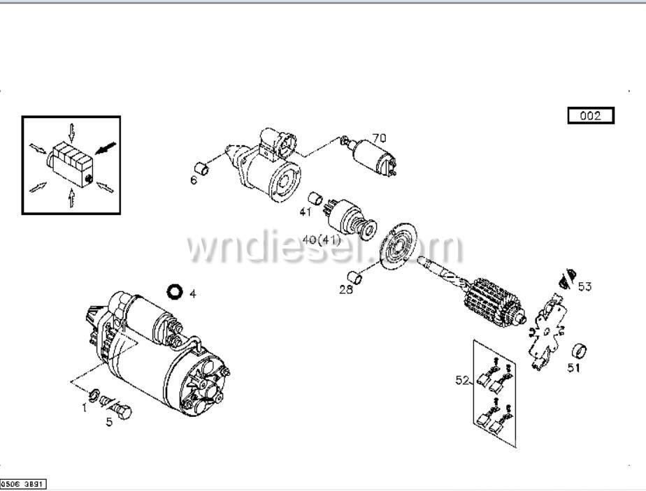 Deutz Spare-Parts-2013-Starter-0117-9586 Κινητήρες