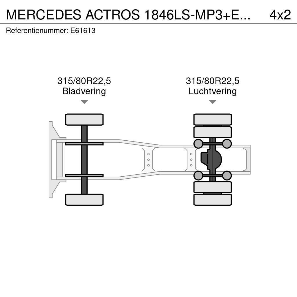 Mercedes-Benz ACTROS 1846LS-MP3+E5+HYDR Τράκτορες