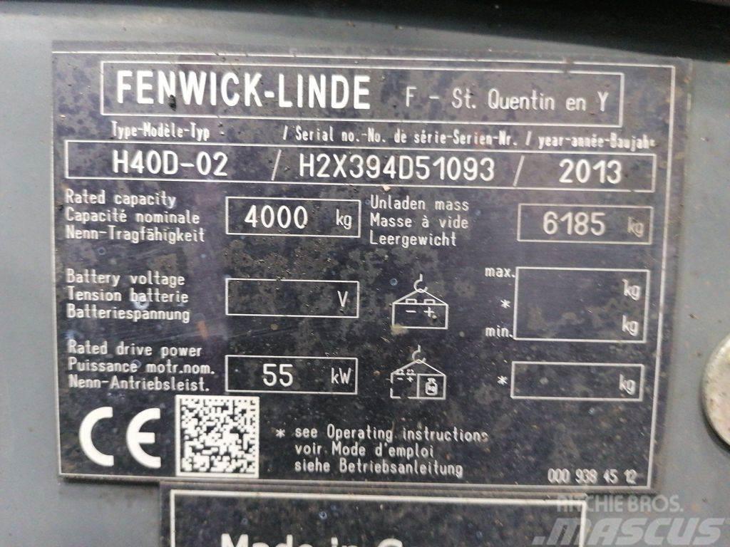 Linde H40D-02 Πετρελαιοκίνητα Κλαρκ
