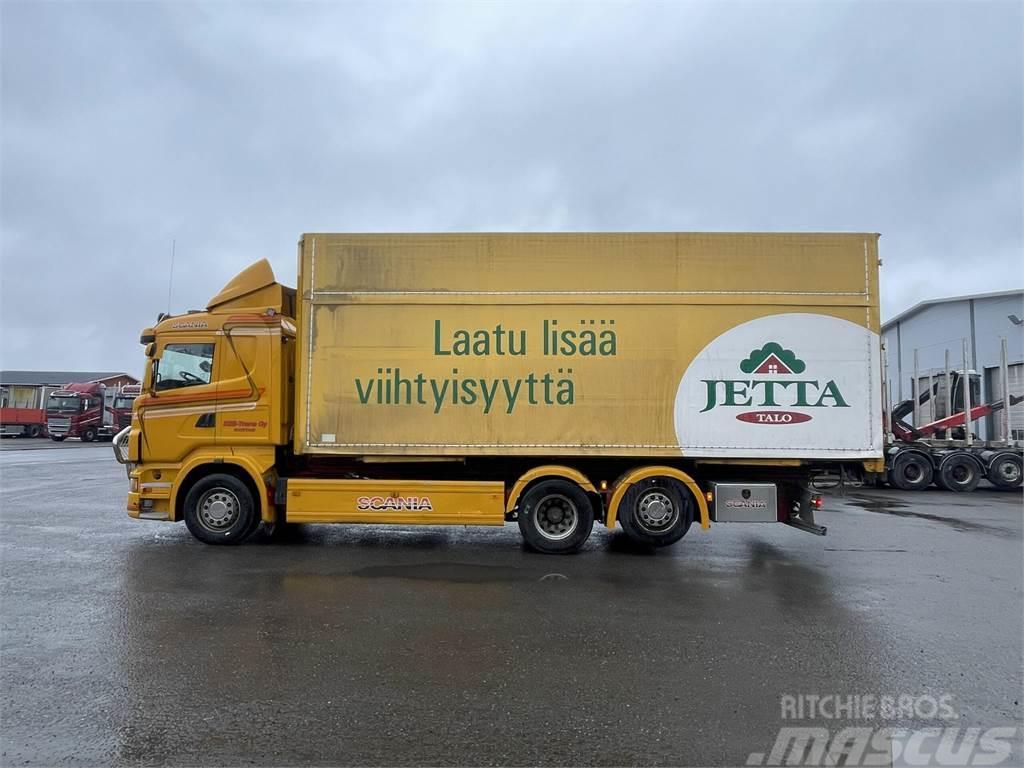 Scania R-500 6x2-4500, 7,7m tasonostolaite + Lokinsiipi Φορτηγά για εμπορευματοκιβώτια