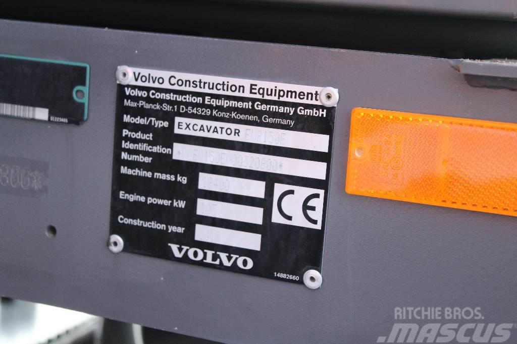Volvo EWR 150 E / Engcon, Leica 3D, Rasvari, ym! Εκσκαφείς με τροχούς - λάστιχα