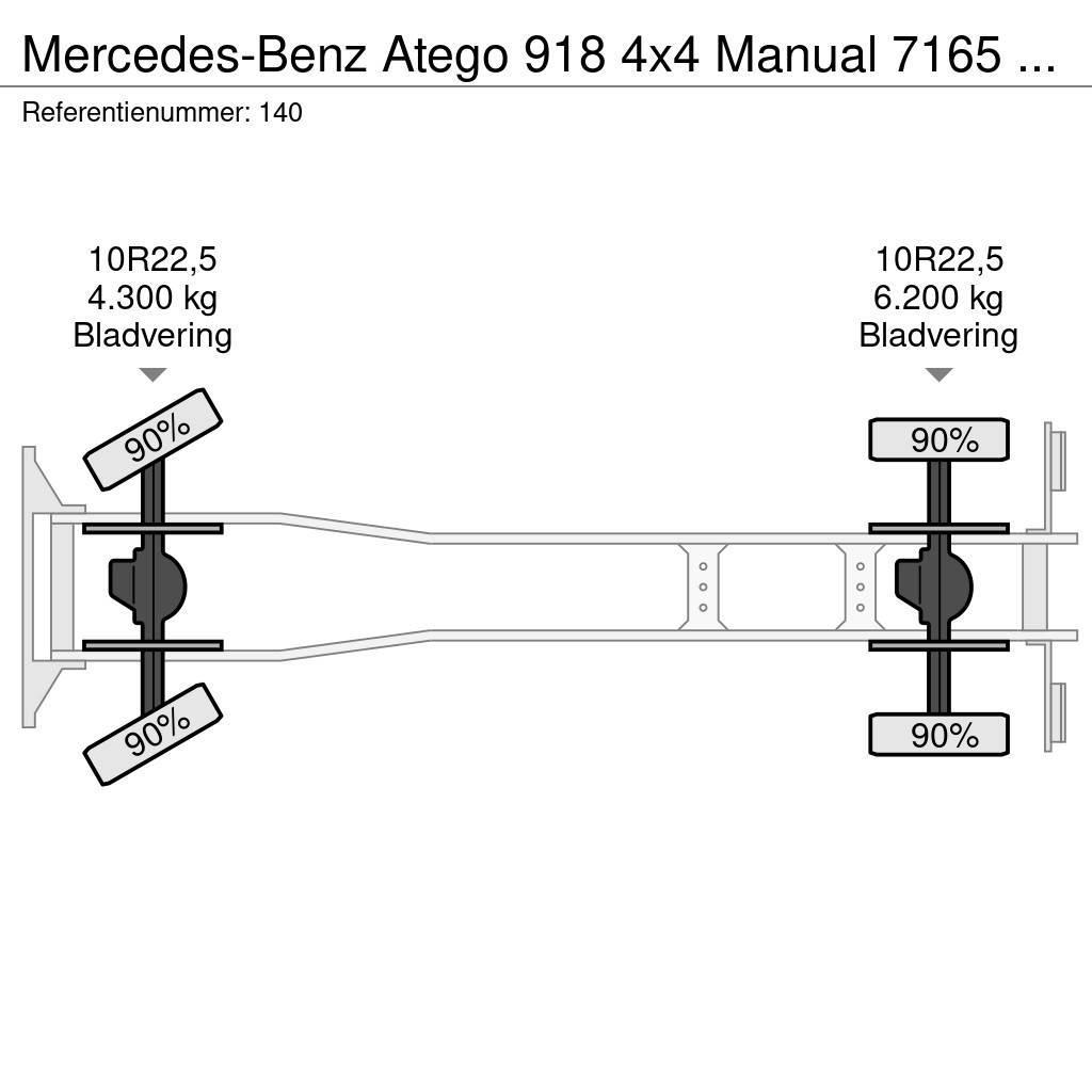 Mercedes-Benz Atego 918 4x4 Manual 7165 KM Generator Firetruck C Πυροσβεστικά οχήματα