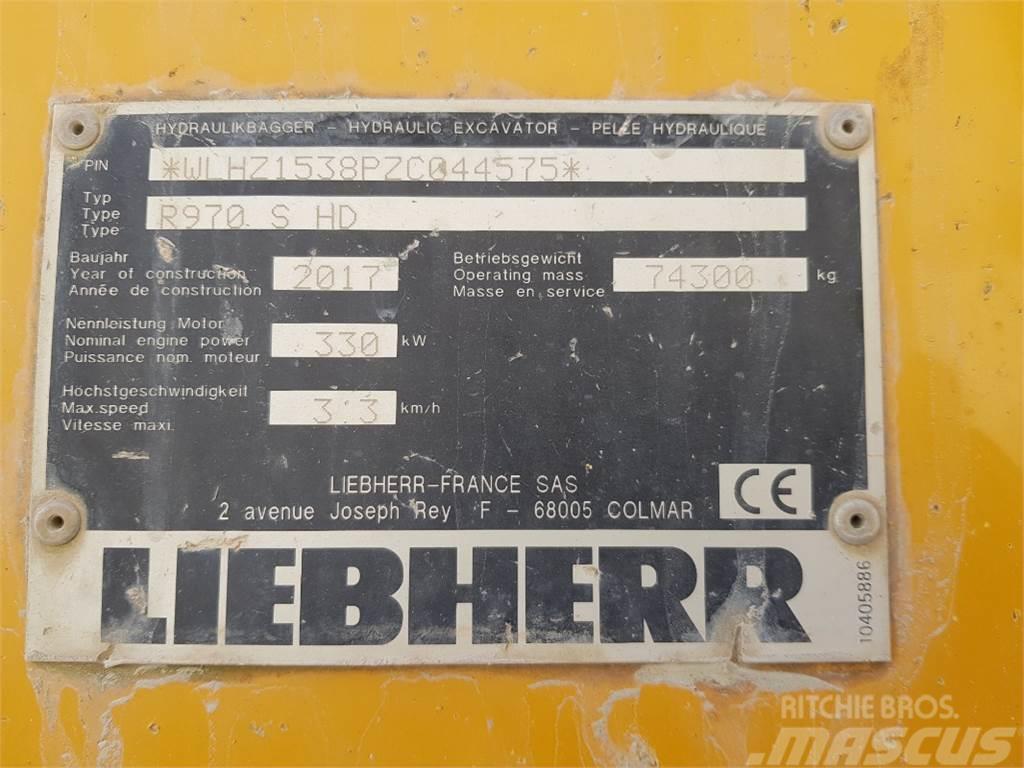 Liebherr R970 S HD Crawler excavators