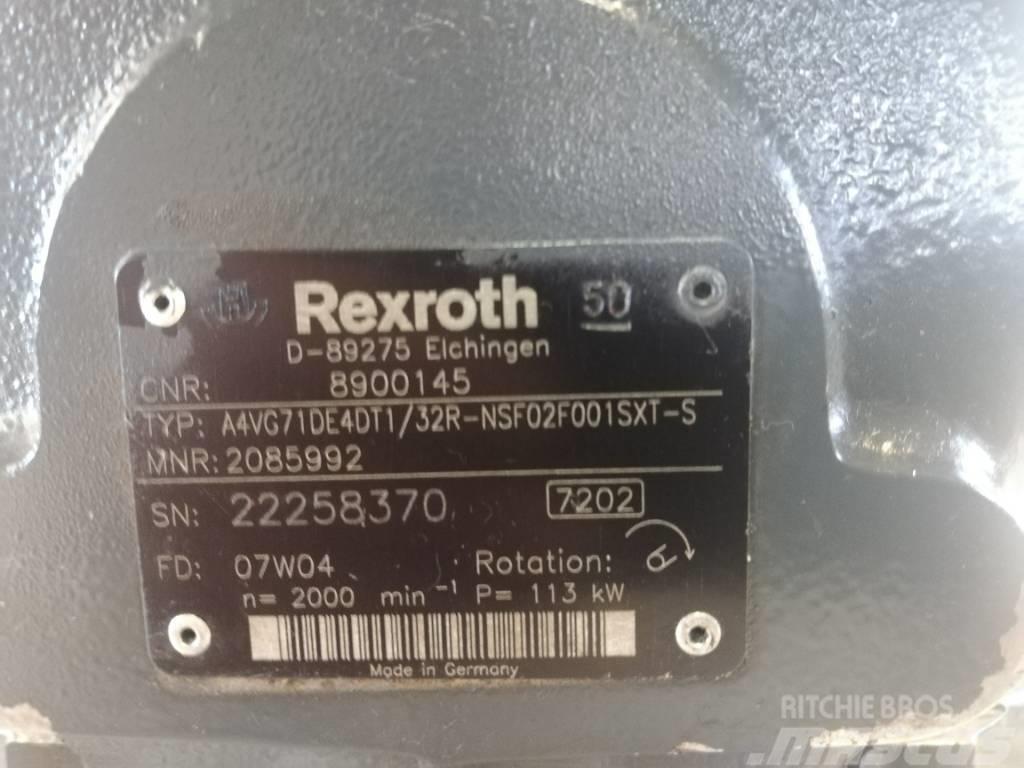 Rexroth A4VG71DE4DT1/32R-NSF02F001SXT-S Άλλα εξαρτήματα