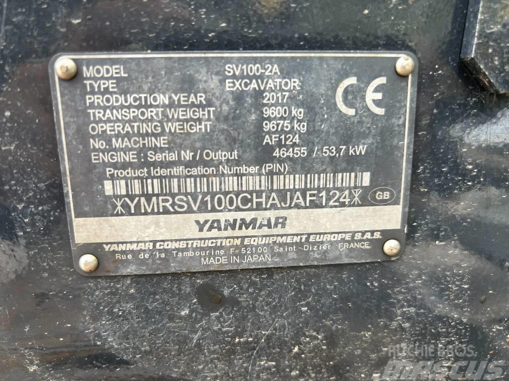 Yanmar SV100-2A Μίνι εκσκαφείς 7t - 12t