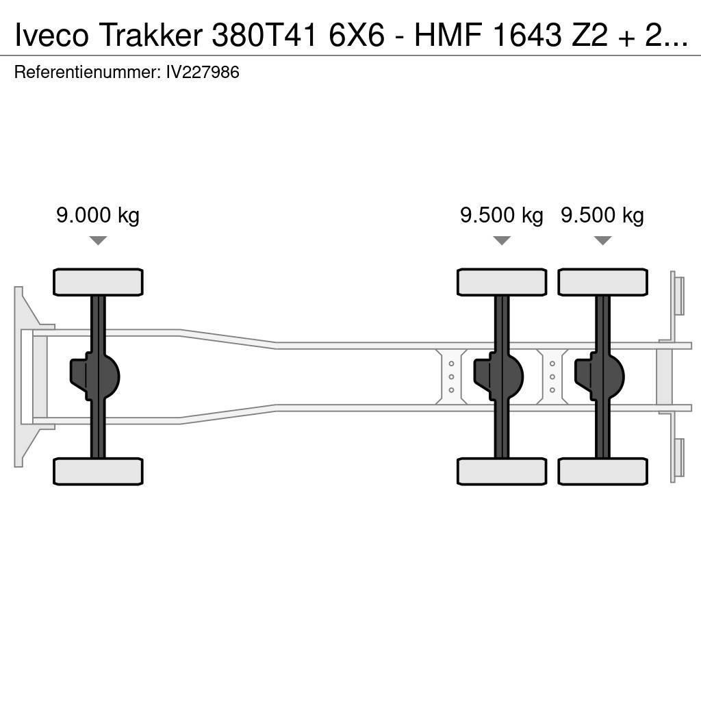Iveco Trakker 380T41 6X6 - HMF 1643 Z2 + 2-WAY TIPPER Φορτηγά Ανατροπή