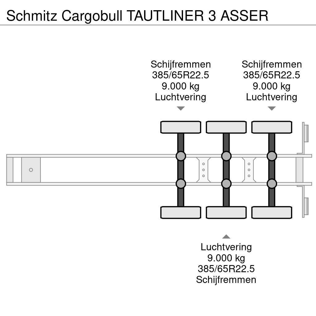 Schmitz Cargobull TAUTLINER 3 ASSER Ημιρυμούλκες Κουρτίνα