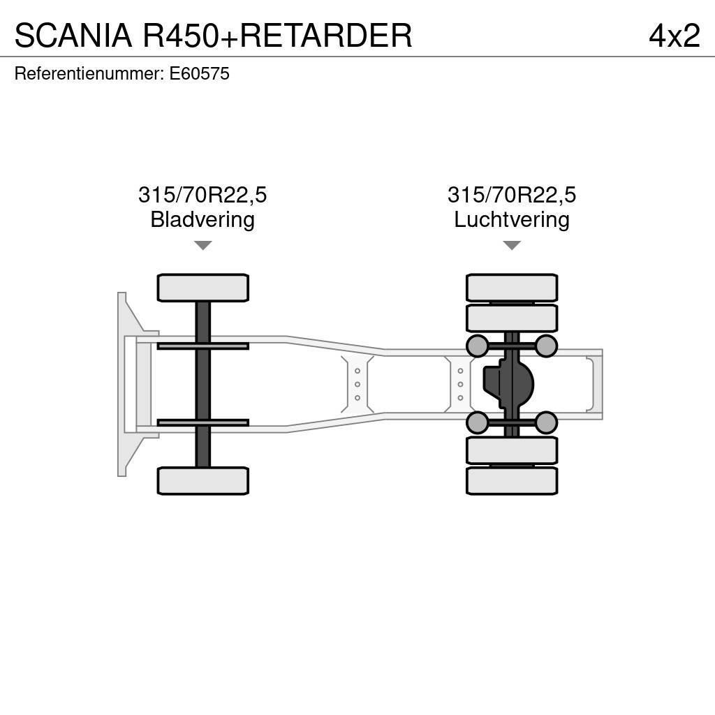 Scania R450+RETARDER Τράκτορες