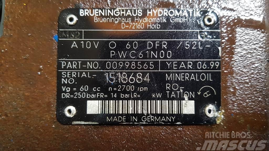 Brueninghaus Hydromatik A10VO60DFR/52L - Load sensing pump Υδραυλικά